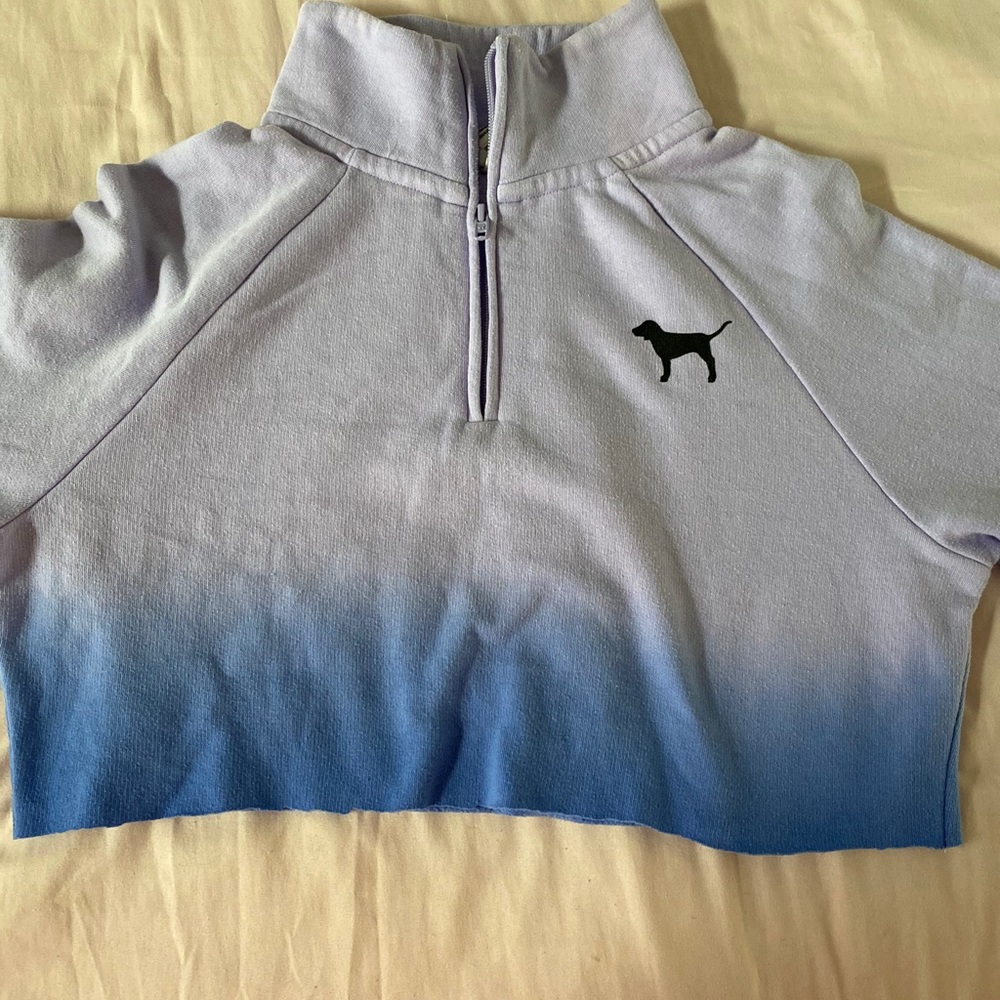 Victoria’s Secret pink quarter zip sweatshirt